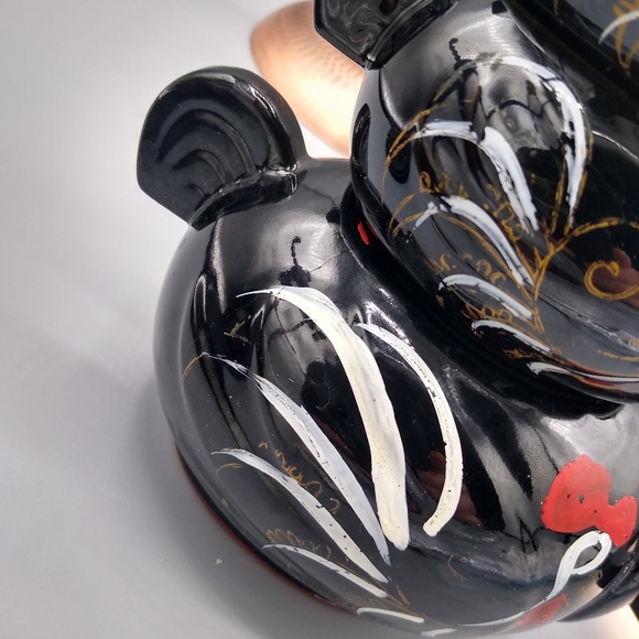 Stacking Redware Chicken Teapot Set Cream Sugar - Picture 11 of 16